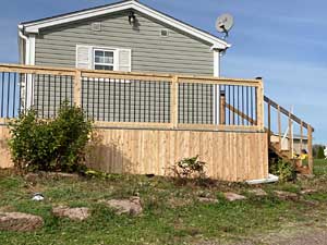Cedar Decking