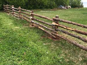 Post and Rail Fence